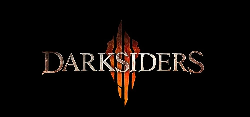 Darksiders 4 title artwork on a black background