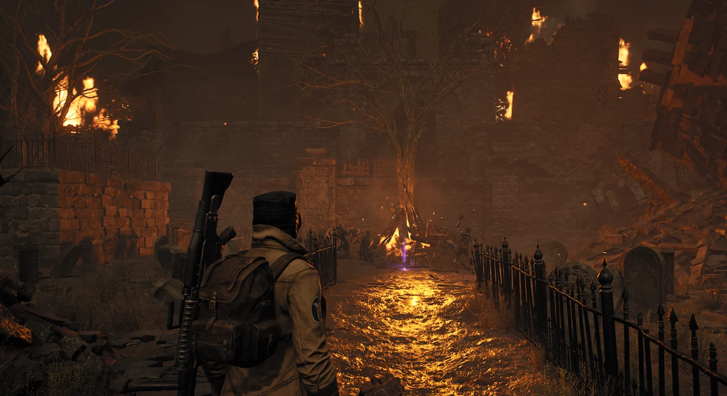Fiery Graveyard — view 3