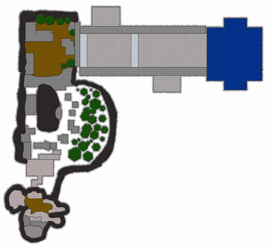 Initial layout map — view 1