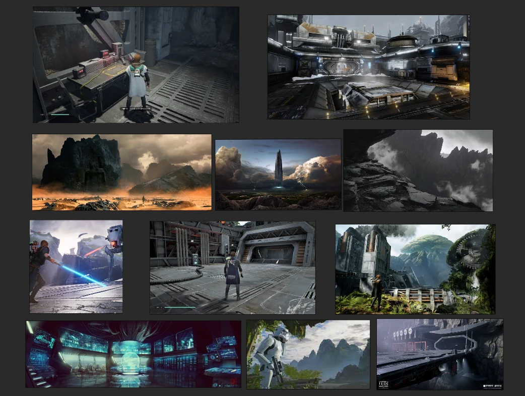 Science-fiction reference board — view 1