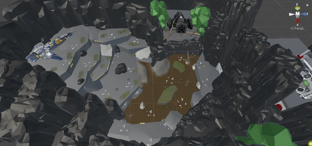 Star Wars-inspired level — view 3