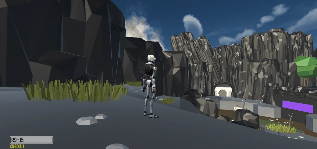 Star Wars-inspired level — view 1