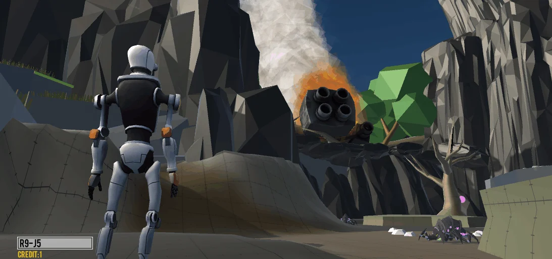 Star Wars-inspired level — view 2
